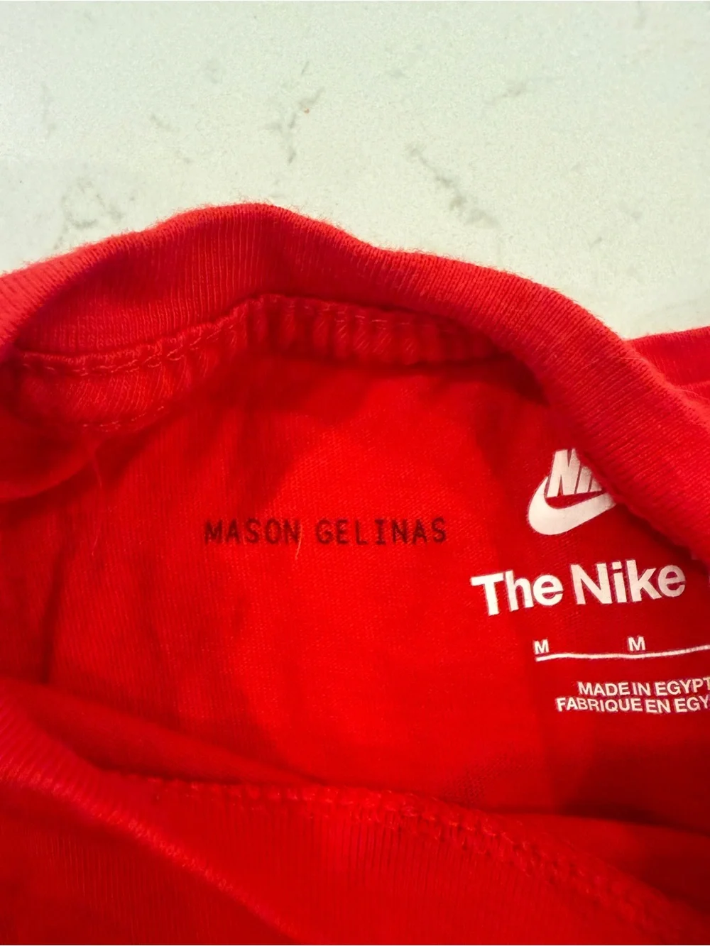 Nike Youth Medium Graphoic T-Shirt Bundle Lot Of 2 Grey And Red